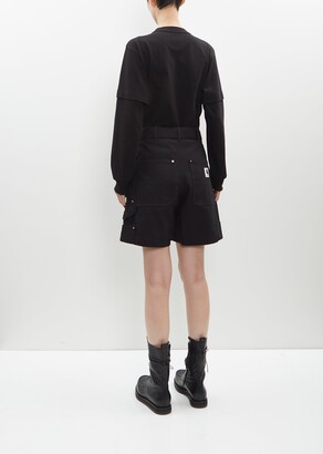 Sacai x Carhartt WIP Duck Shorts — Black - ShopStyle